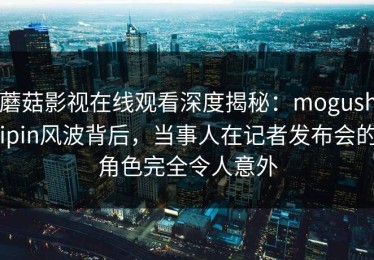 蘑菇影视在线观看深度揭秘：mogushipin风波背后，当事人在记者发布会的角色完全令人意外
