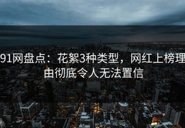 91网盘点：花絮3种类型，网红上榜理由彻底令人无法置信