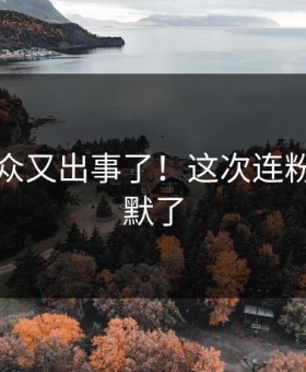 吃瓜群众又出事了！这次连粉丝都沉默了