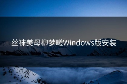 丝袜美母柳梦曦Windows版安装